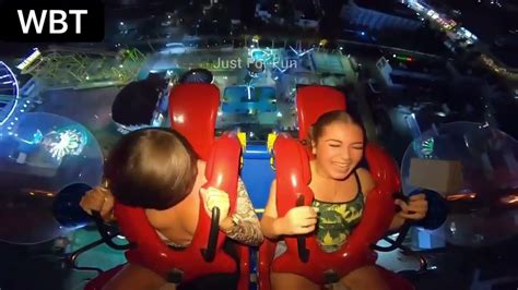 nipple slip on slingshot ride|Nips Slip on Sling Shot